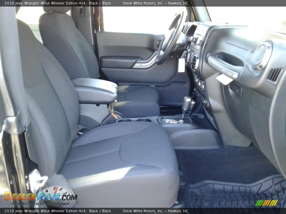 2018 Jeep Wrangler Willys Wheeler Edition 4x4 Black / Black Photo #14