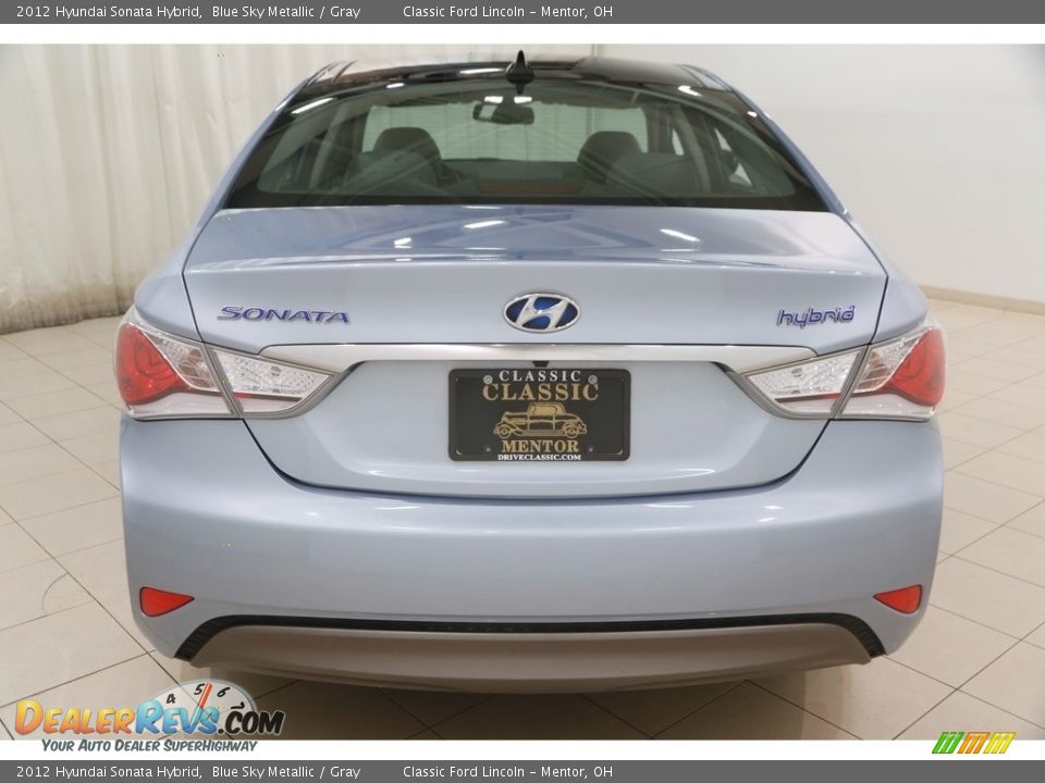 2012 Hyundai Sonata Hybrid Blue Sky Metallic / Gray Photo #23