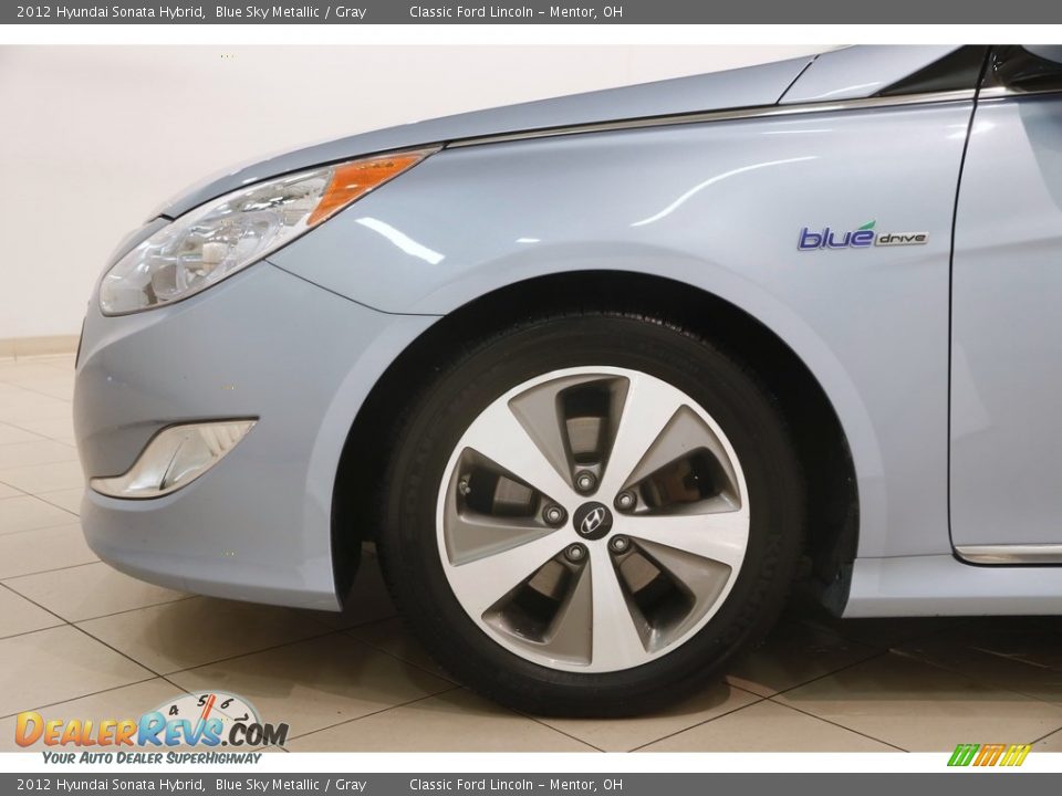 2012 Hyundai Sonata Hybrid Blue Sky Metallic / Gray Photo #25