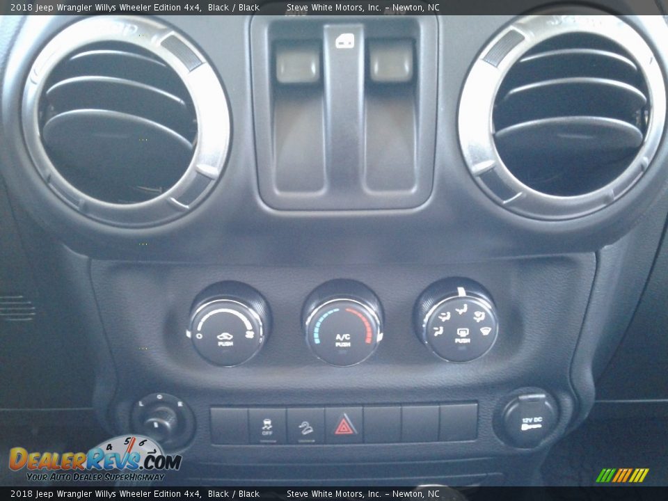 2018 Jeep Wrangler Willys Wheeler Edition 4x4 Black / Black Photo #21