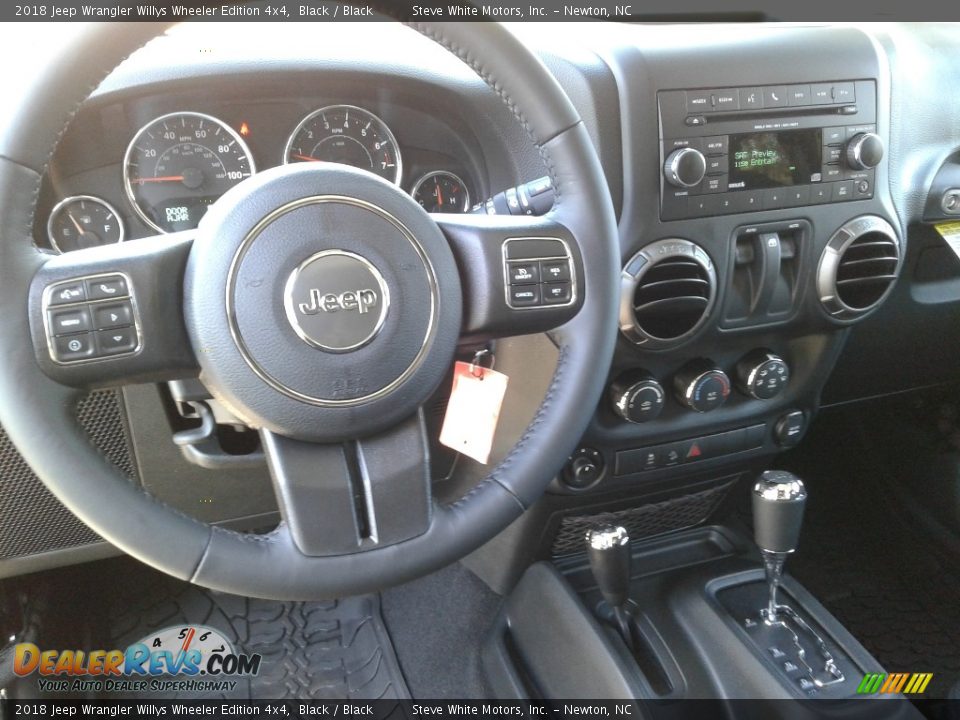 2018 Jeep Wrangler Willys Wheeler Edition 4x4 Black / Black Photo #24