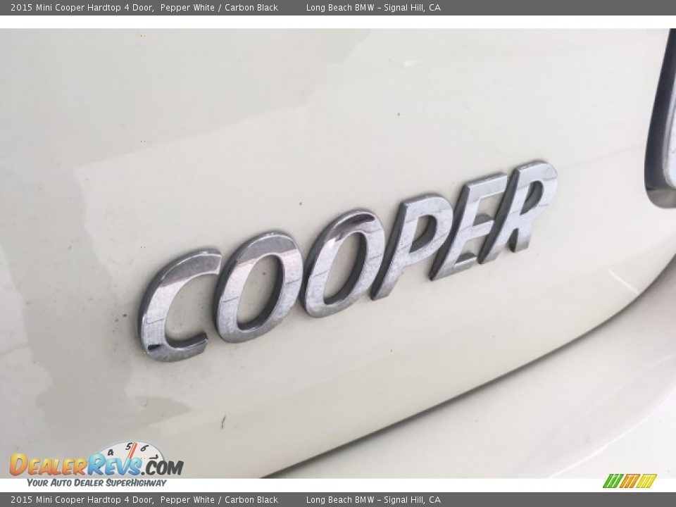 2015 Mini Cooper Hardtop 4 Door Pepper White / Carbon Black Photo #7