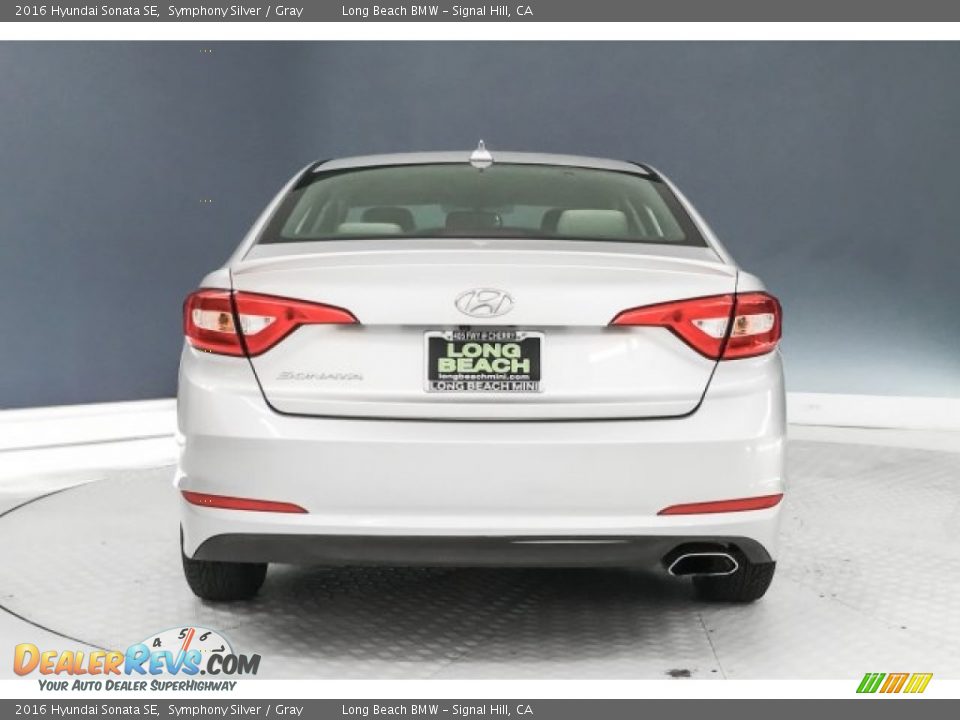 2016 Hyundai Sonata SE Symphony Silver / Gray Photo #3