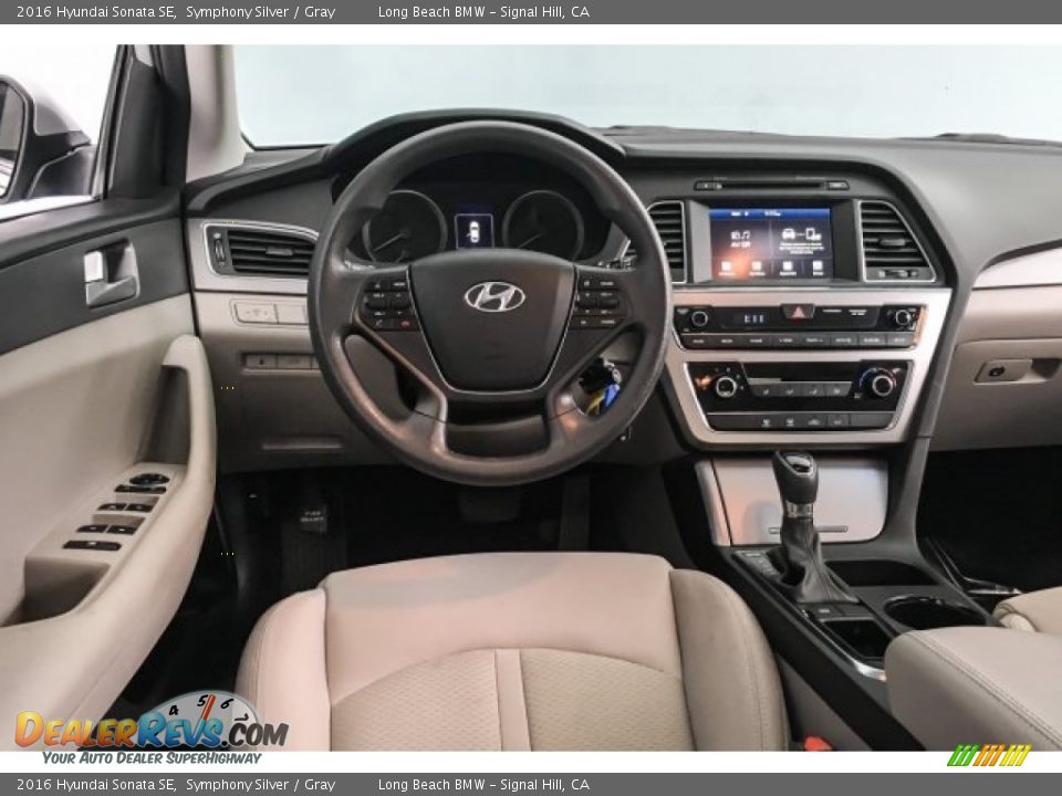 2016 Hyundai Sonata SE Symphony Silver / Gray Photo #4