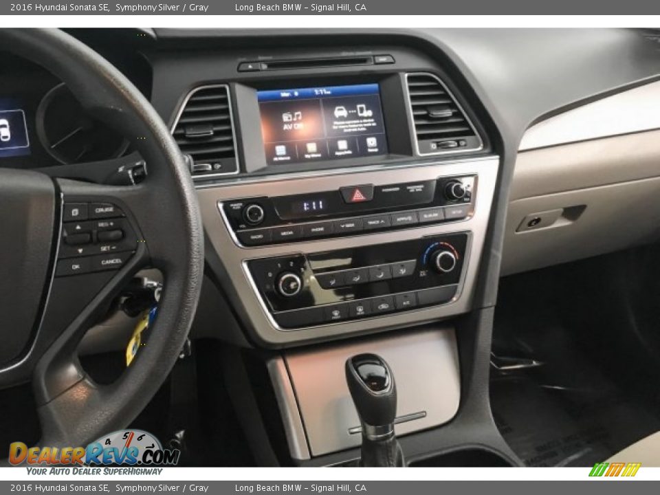 2016 Hyundai Sonata SE Symphony Silver / Gray Photo #5