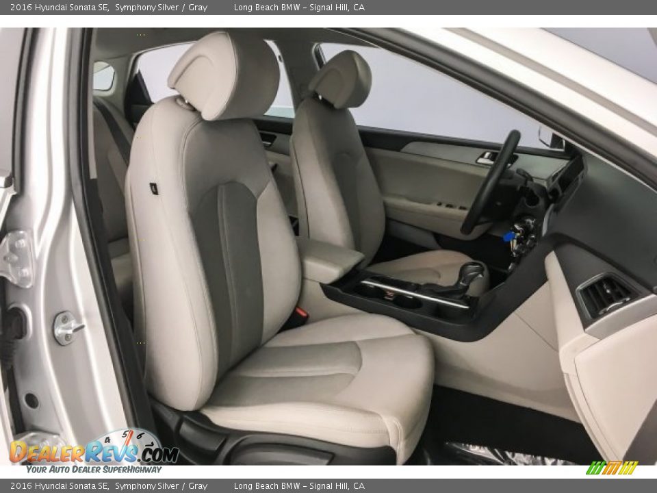 2016 Hyundai Sonata SE Symphony Silver / Gray Photo #6