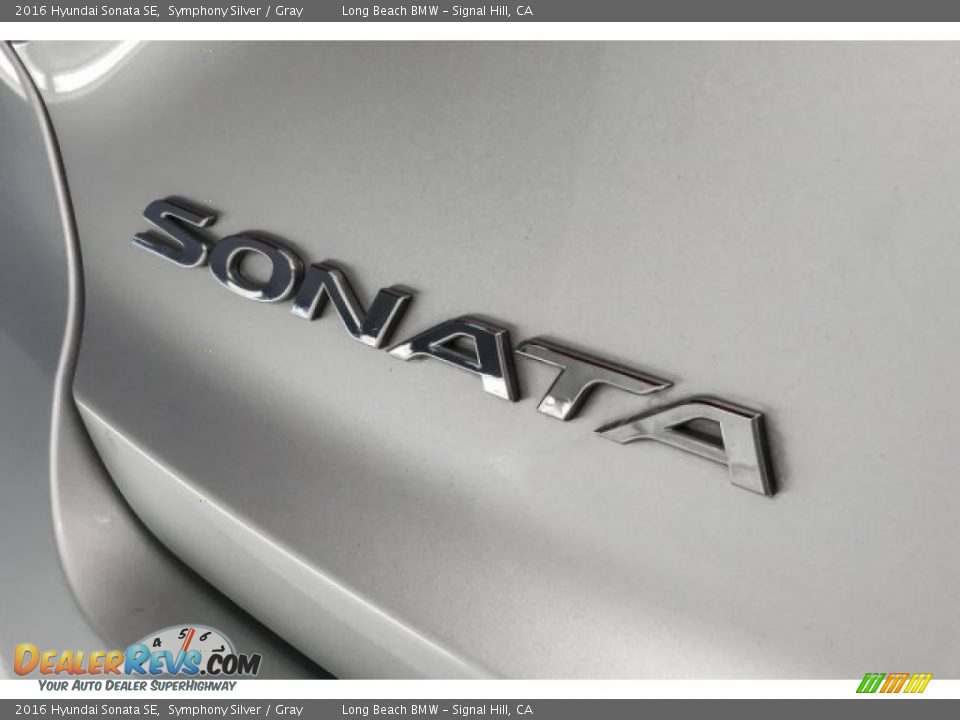 2016 Hyundai Sonata SE Symphony Silver / Gray Photo #7