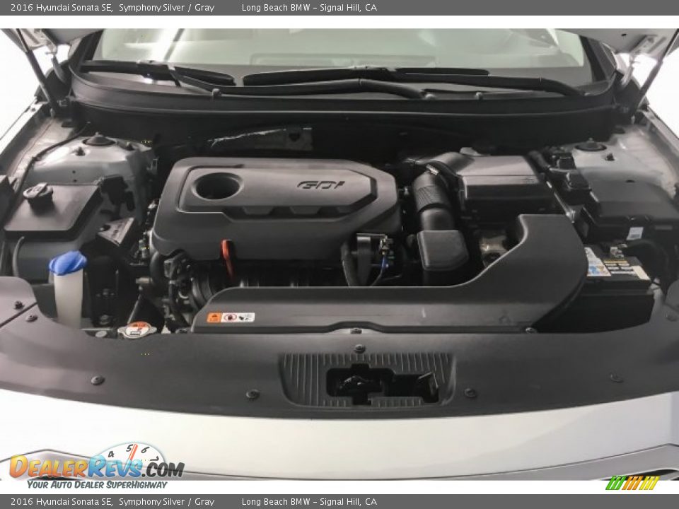 2016 Hyundai Sonata SE Symphony Silver / Gray Photo #9