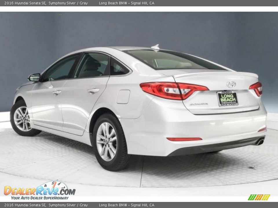 2016 Hyundai Sonata SE Symphony Silver / Gray Photo #10