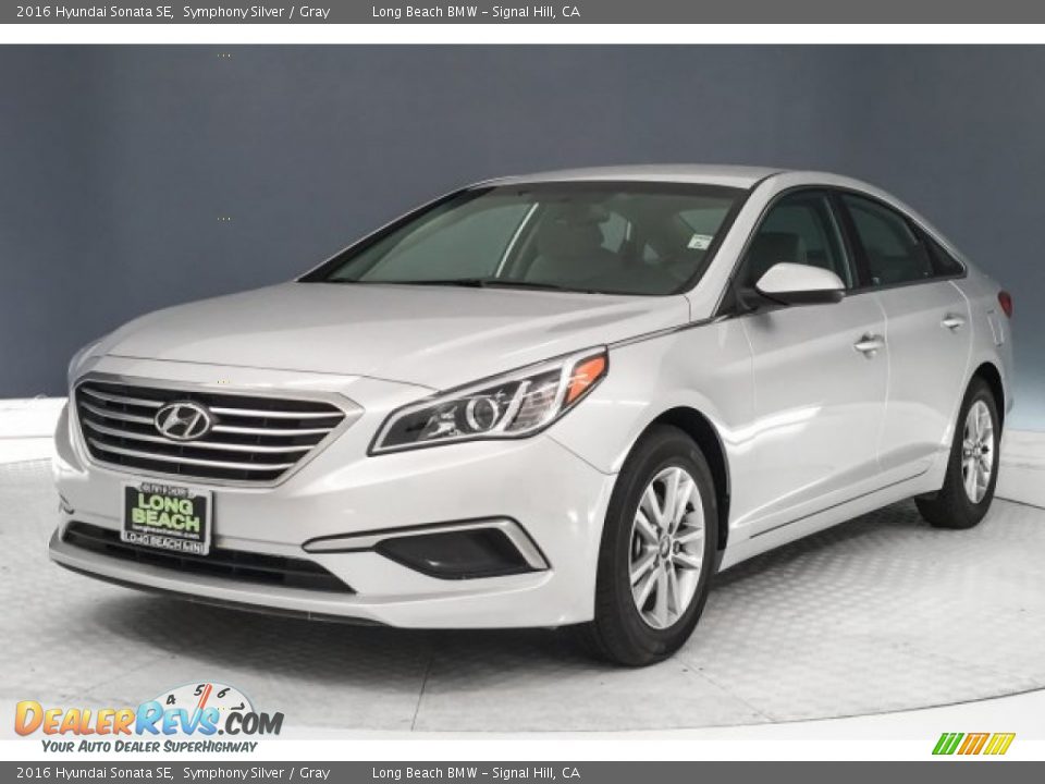 2016 Hyundai Sonata SE Symphony Silver / Gray Photo #13