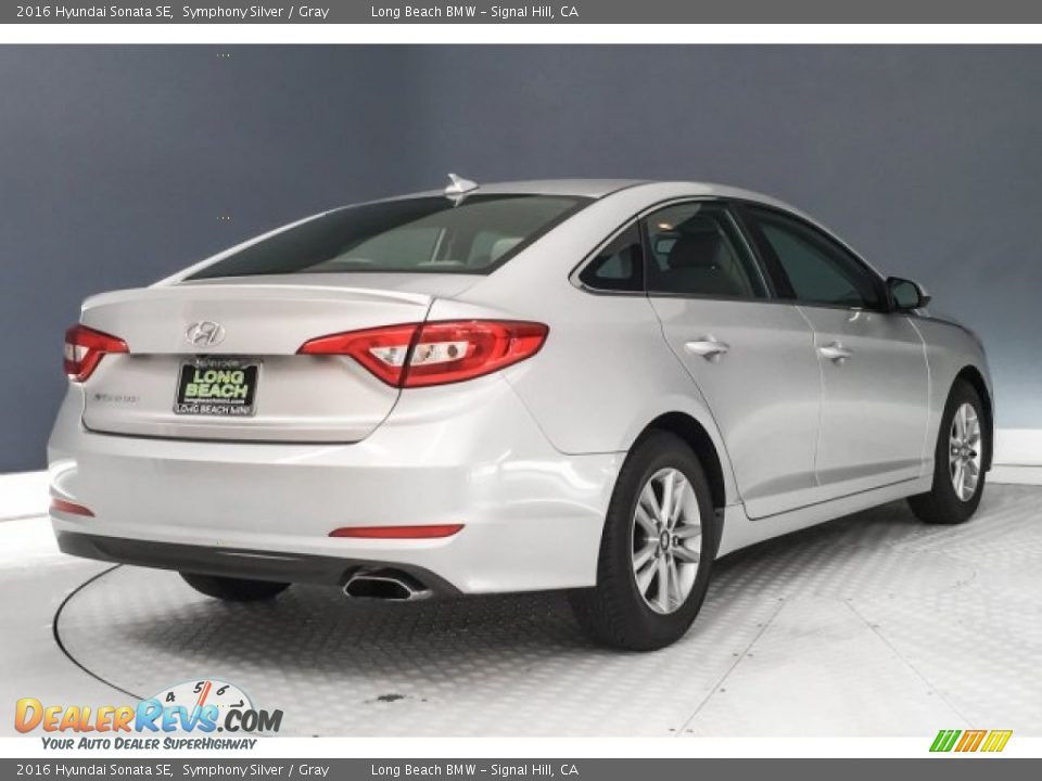 2016 Hyundai Sonata SE Symphony Silver / Gray Photo #15