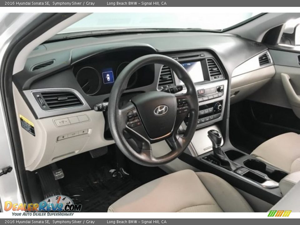 2016 Hyundai Sonata SE Symphony Silver / Gray Photo #20