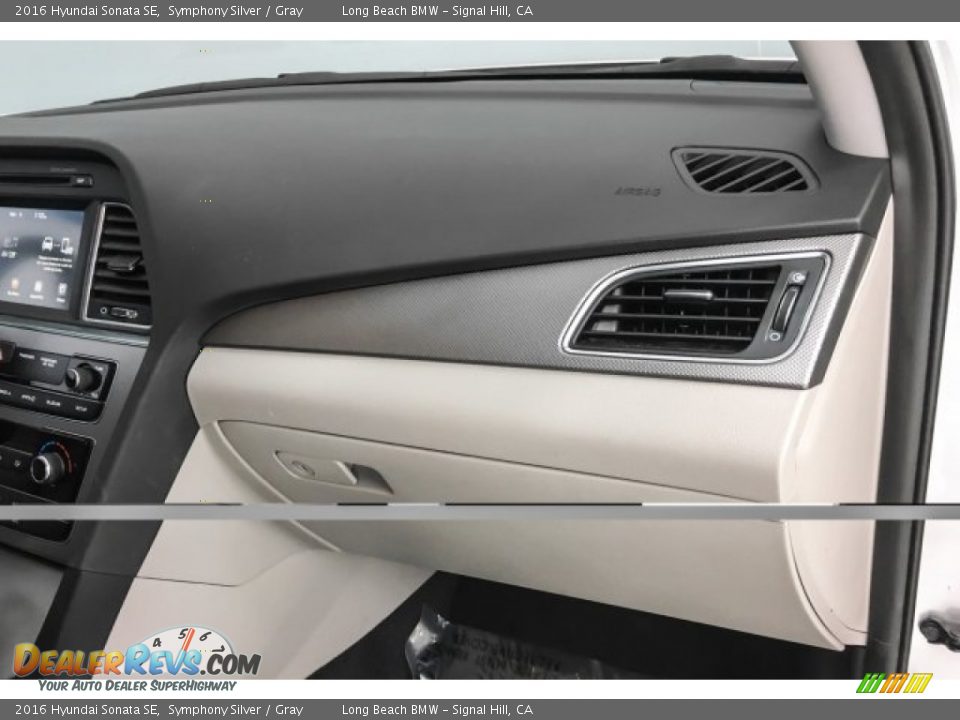 2016 Hyundai Sonata SE Symphony Silver / Gray Photo #24