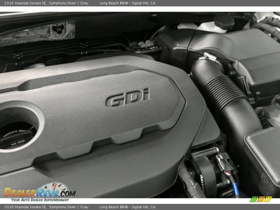 2016 Hyundai Sonata SE Symphony Silver / Gray Photo #27