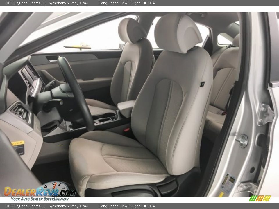 2016 Hyundai Sonata SE Symphony Silver / Gray Photo #32