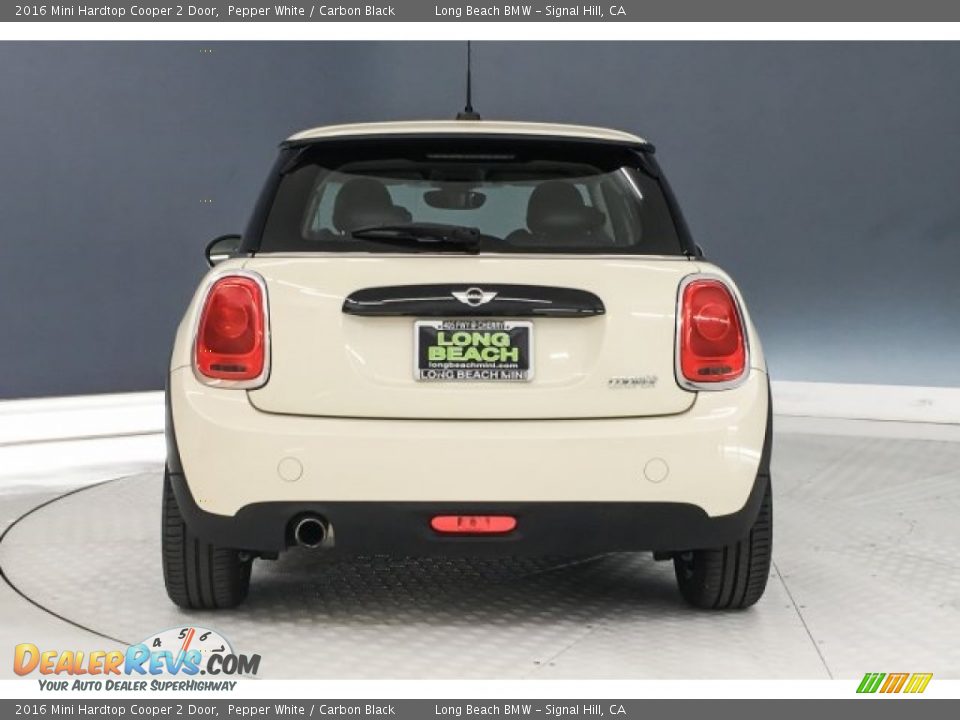 2016 Mini Hardtop Cooper 2 Door Pepper White / Carbon Black Photo #3