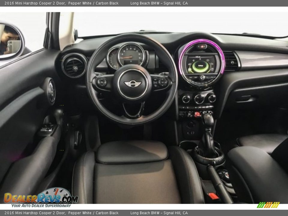 2016 Mini Hardtop Cooper 2 Door Pepper White / Carbon Black Photo #4