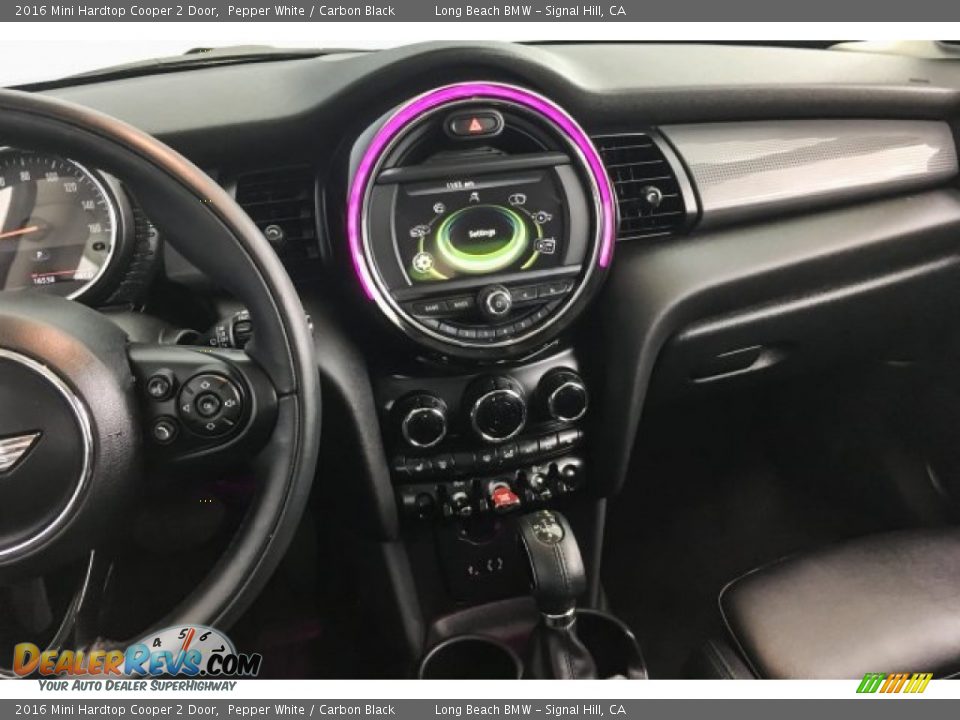 2016 Mini Hardtop Cooper 2 Door Pepper White / Carbon Black Photo #5