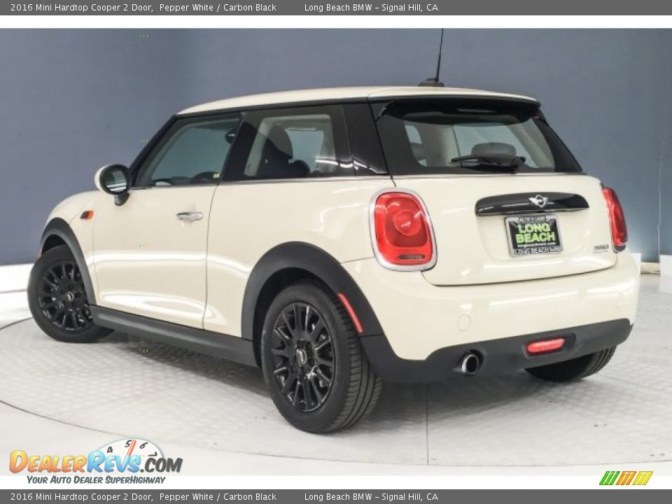 2016 Mini Hardtop Cooper 2 Door Pepper White / Carbon Black Photo #10