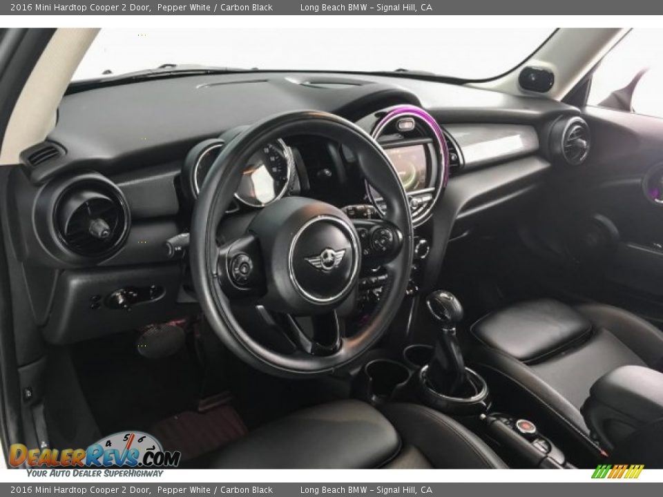 2016 Mini Hardtop Cooper 2 Door Pepper White / Carbon Black Photo #19
