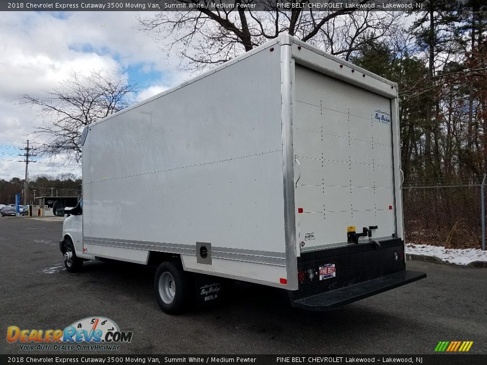 2018 Chevrolet Express Cutaway 3500 Moving Van Summit White / Medium Pewter Photo #4