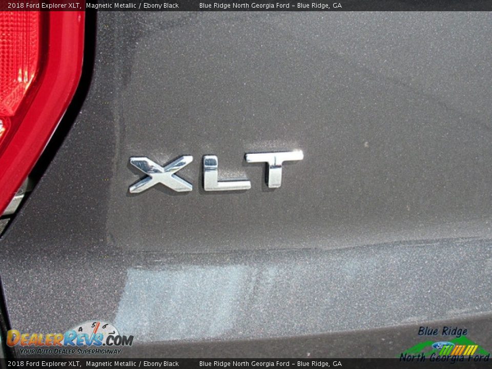 2018 Ford Explorer XLT Magnetic Metallic / Ebony Black Photo #34