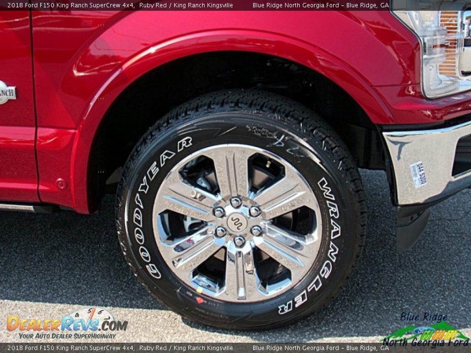 2018 Ford F150 King Ranch SuperCrew 4x4 Ruby Red / King Ranch Kingsville Photo #9