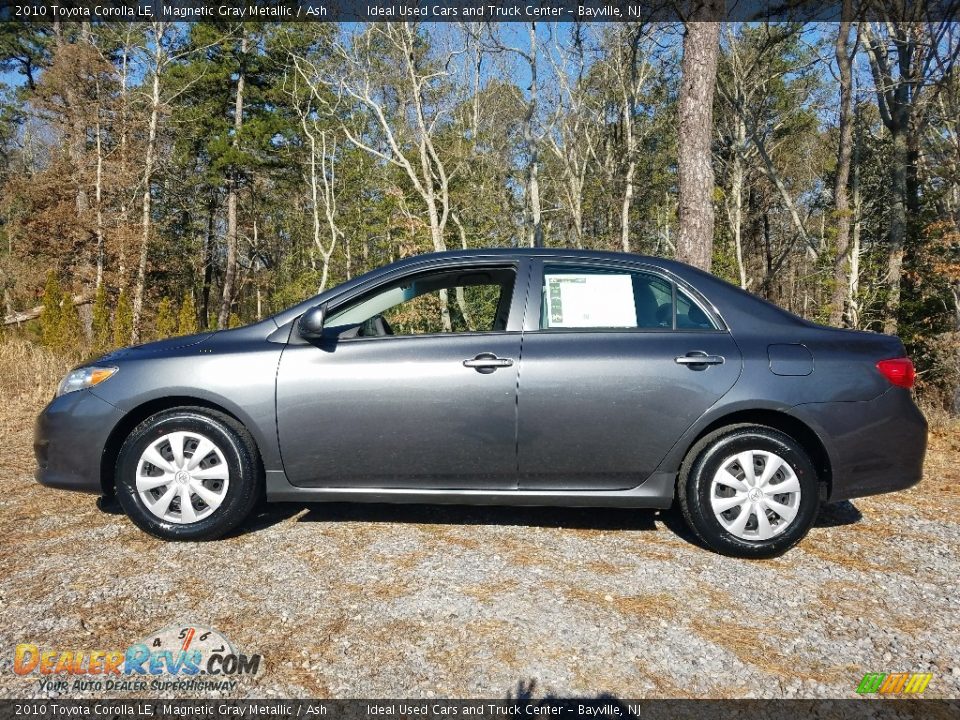 2010 Toyota Corolla LE Magnetic Gray Metallic / Ash Photo #2