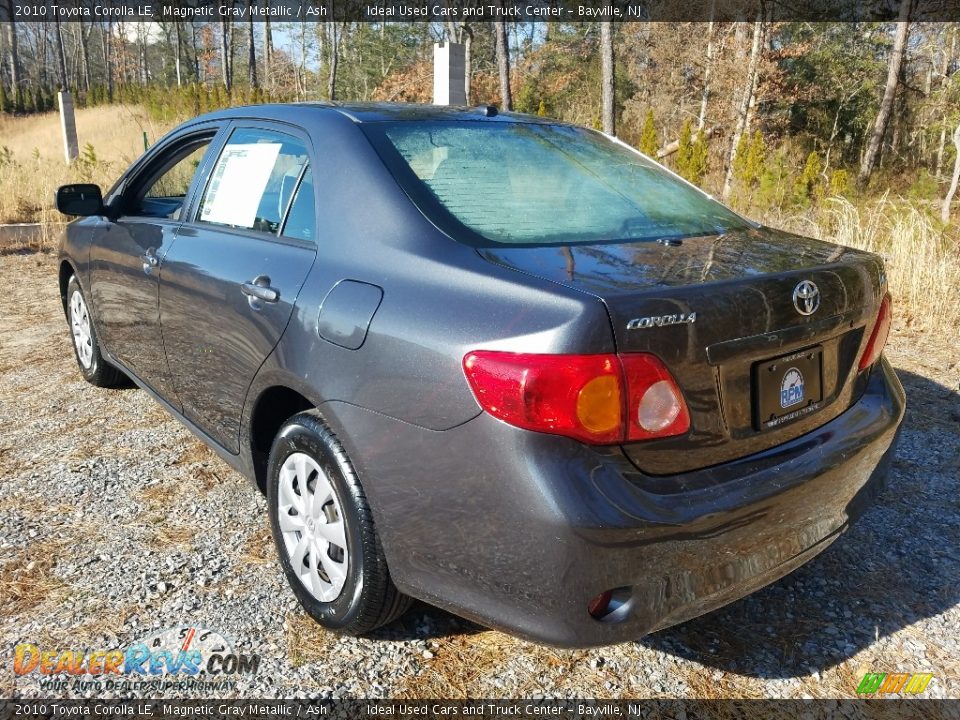 2010 Toyota Corolla LE Magnetic Gray Metallic / Ash Photo #3