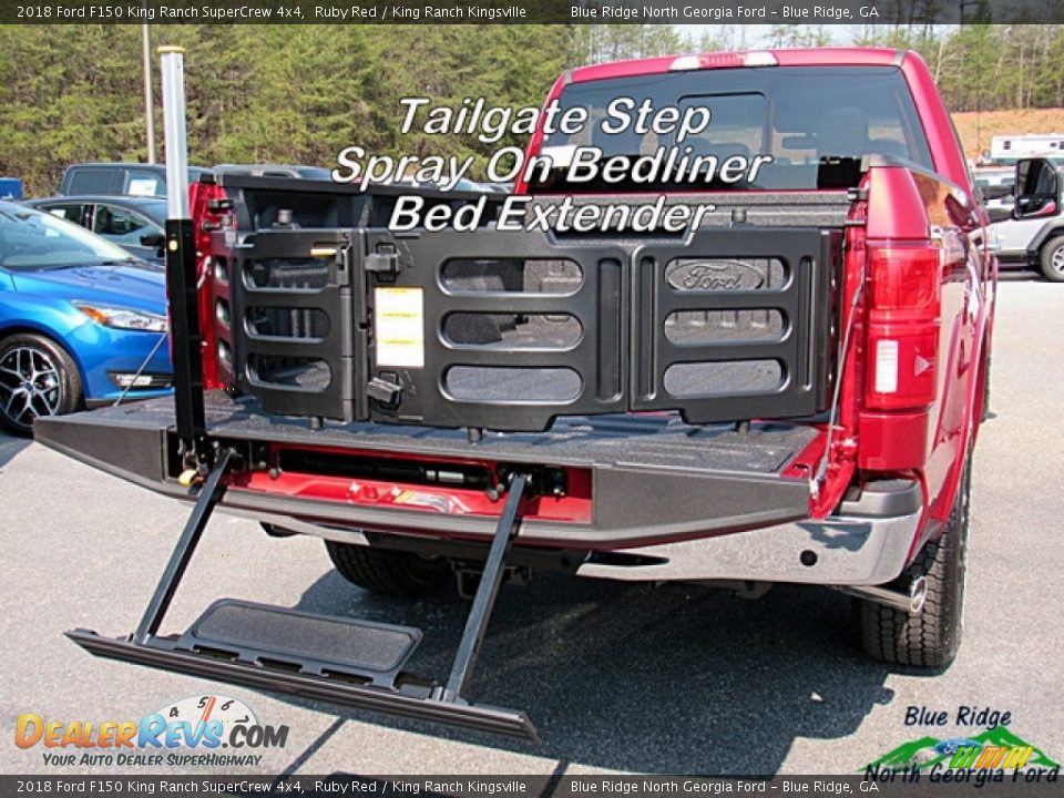 2018 Ford F150 King Ranch SuperCrew 4x4 Ruby Red / King Ranch Kingsville Photo #14