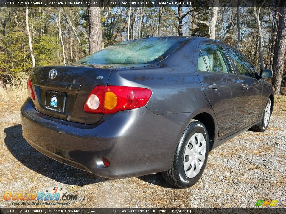 2010 Toyota Corolla LE Magnetic Gray Metallic / Ash Photo #5