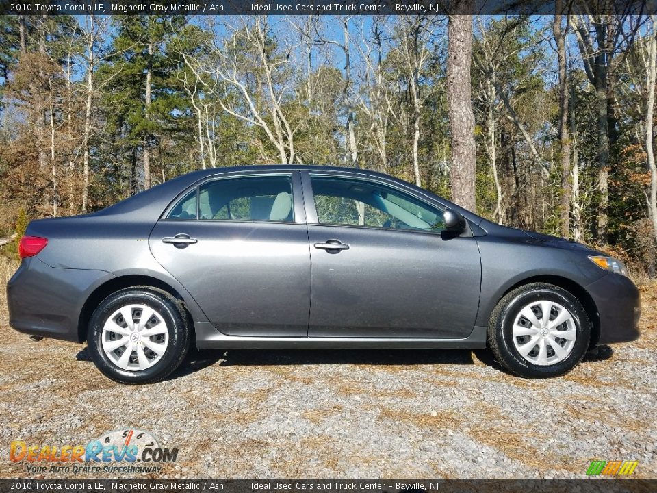 2010 Toyota Corolla LE Magnetic Gray Metallic / Ash Photo #6