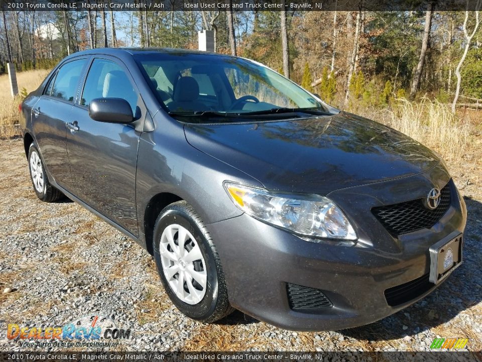 2010 Toyota Corolla LE Magnetic Gray Metallic / Ash Photo #7
