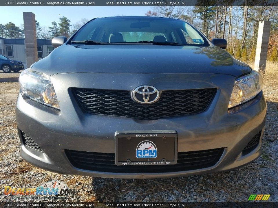2010 Toyota Corolla LE Magnetic Gray Metallic / Ash Photo #8