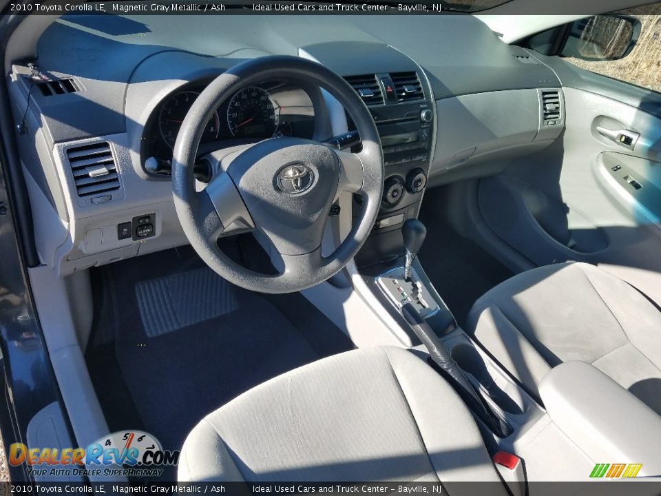 2010 Toyota Corolla LE Magnetic Gray Metallic / Ash Photo #13