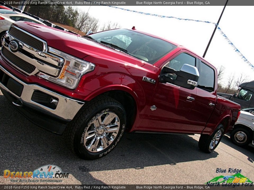 2018 Ford F150 King Ranch SuperCrew 4x4 Ruby Red / King Ranch Kingsville Photo #33