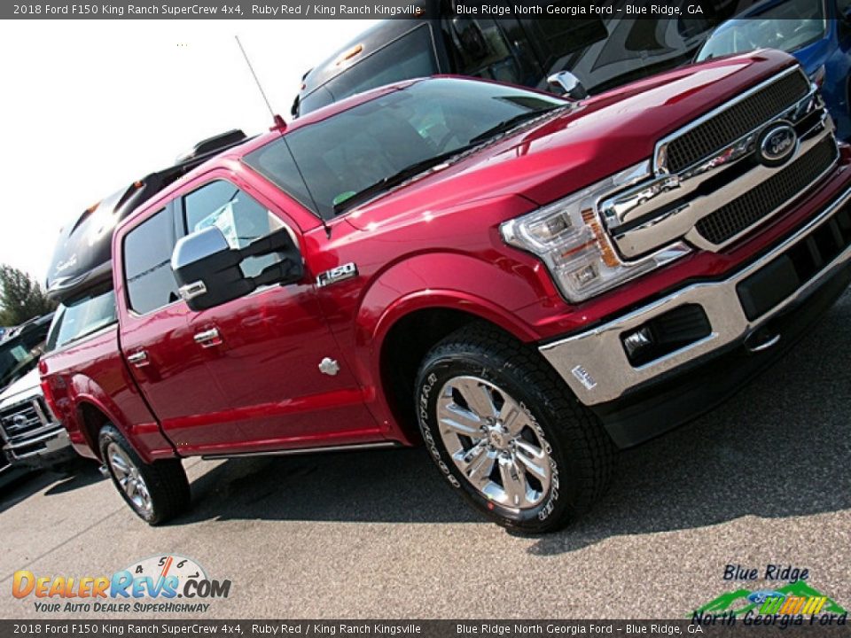 2018 Ford F150 King Ranch SuperCrew 4x4 Ruby Red / King Ranch Kingsville Photo #34