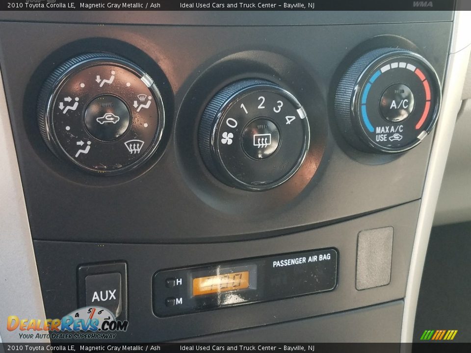 2010 Toyota Corolla LE Magnetic Gray Metallic / Ash Photo #17