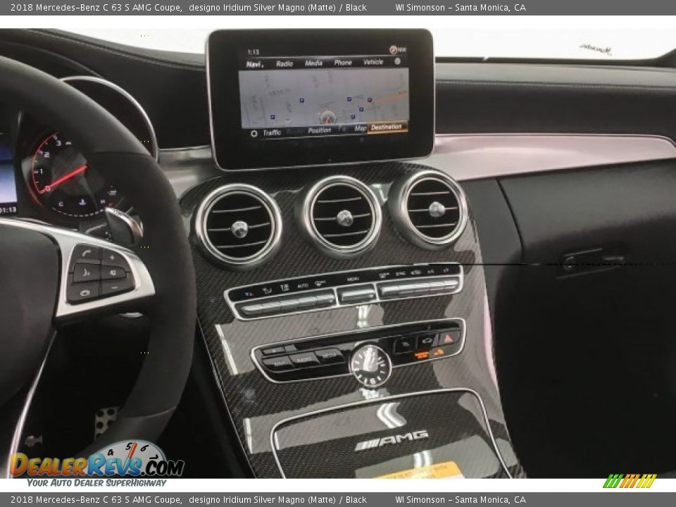 Dashboard of 2018 Mercedes-Benz C 63 S AMG Coupe Photo #5