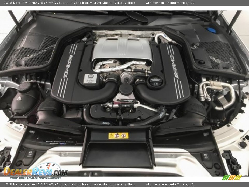 2018 Mercedes-Benz C 63 S AMG Coupe 4.0 Liter AMG biturbo DOHC 32-Valve VVT V8 Engine Photo #9