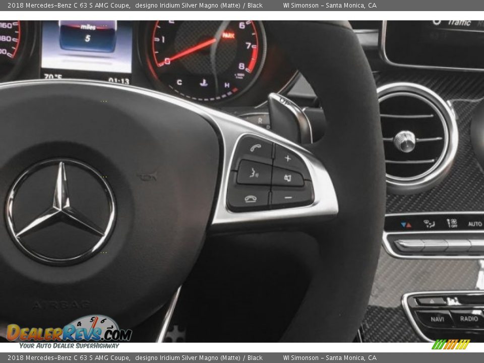 Controls of 2018 Mercedes-Benz C 63 S AMG Coupe Photo #19