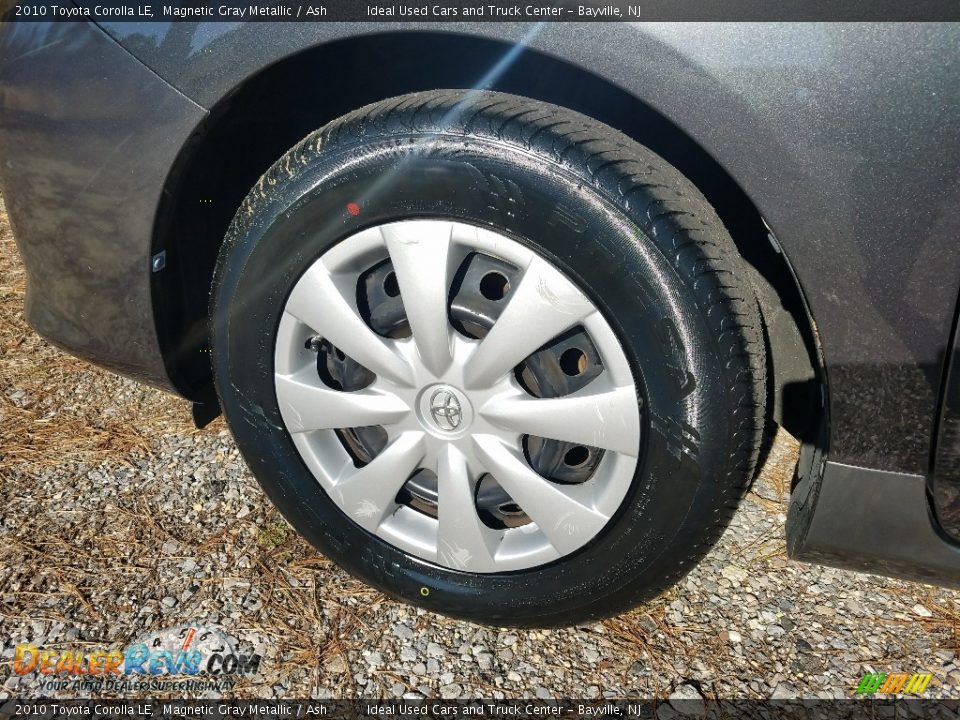 2010 Toyota Corolla LE Magnetic Gray Metallic / Ash Photo #24