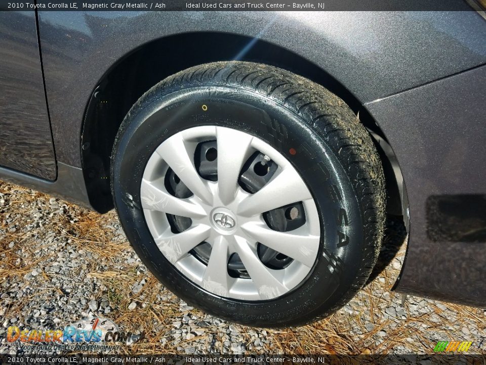 2010 Toyota Corolla LE Magnetic Gray Metallic / Ash Photo #25