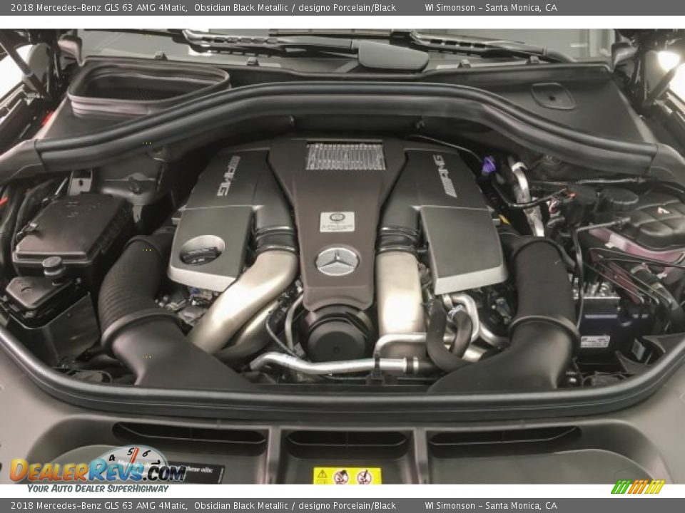2018 Mercedes-Benz GLS 63 AMG 4Matic 5.5 Liter AMG biturbo DOHC 32-Valve VVT V8 Engine Photo #9
