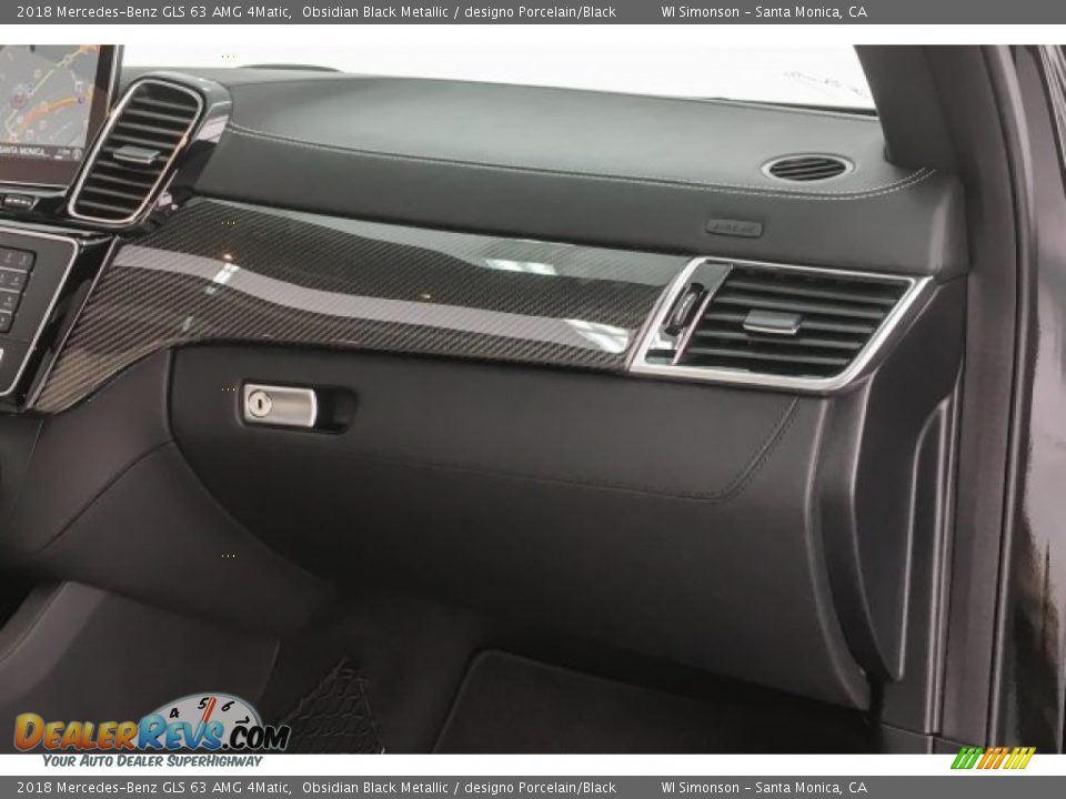 2018 Mercedes-Benz GLS 63 AMG 4Matic Obsidian Black Metallic / designo Porcelain/Black Photo #27
