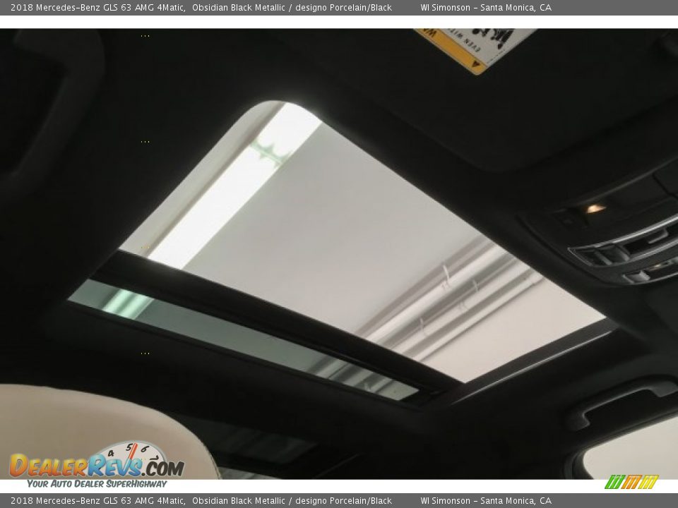 2018 Mercedes-Benz GLS 63 AMG 4Matic Obsidian Black Metallic / designo Porcelain/Black Photo #28
