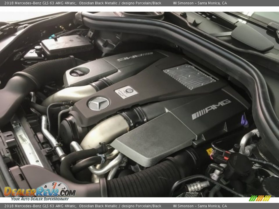 2018 Mercedes-Benz GLS 63 AMG 4Matic Obsidian Black Metallic / designo Porcelain/Black Photo #31