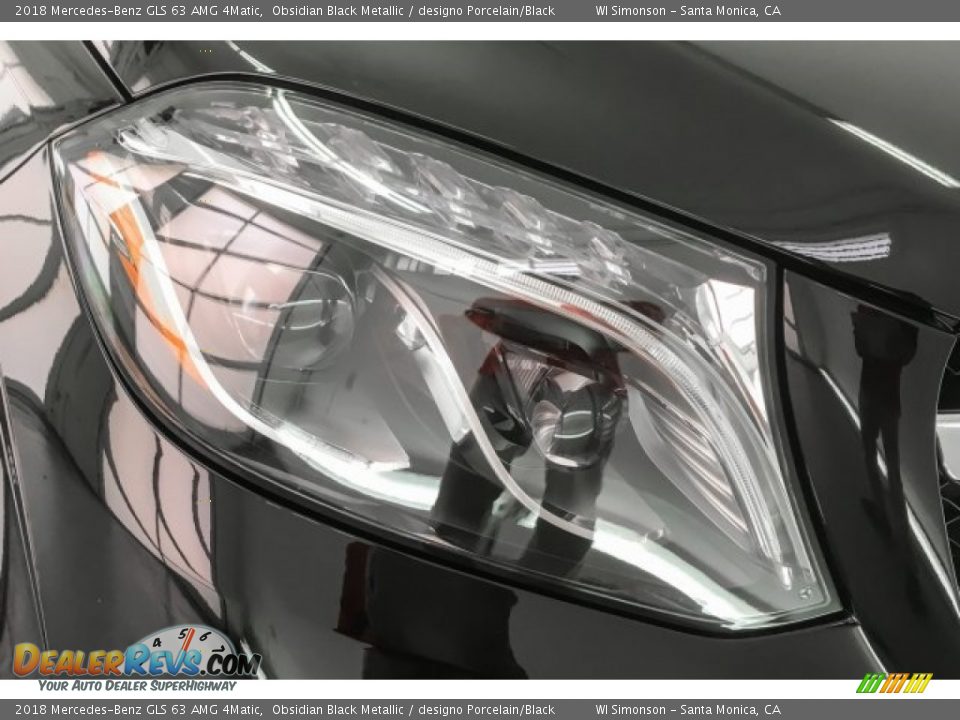 2018 Mercedes-Benz GLS 63 AMG 4Matic Obsidian Black Metallic / designo Porcelain/Black Photo #32