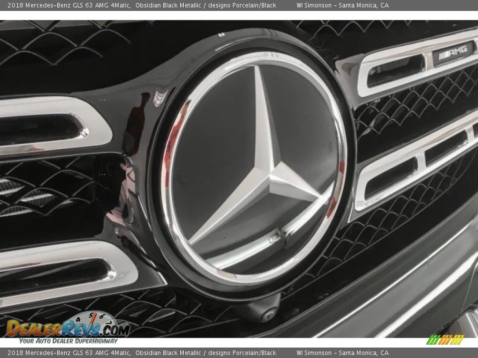 2018 Mercedes-Benz GLS 63 AMG 4Matic Obsidian Black Metallic / designo Porcelain/Black Photo #33