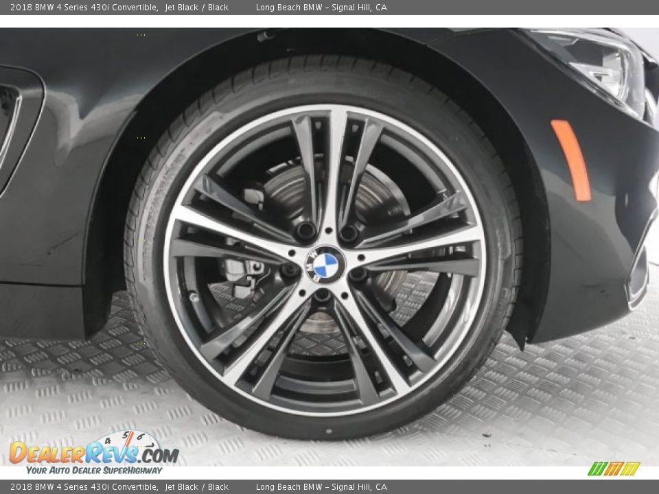 2018 BMW 4 Series 430i Convertible Jet Black / Black Photo #8
